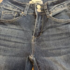 Girl Index Junior Women's Dark Blue Jeans size 0